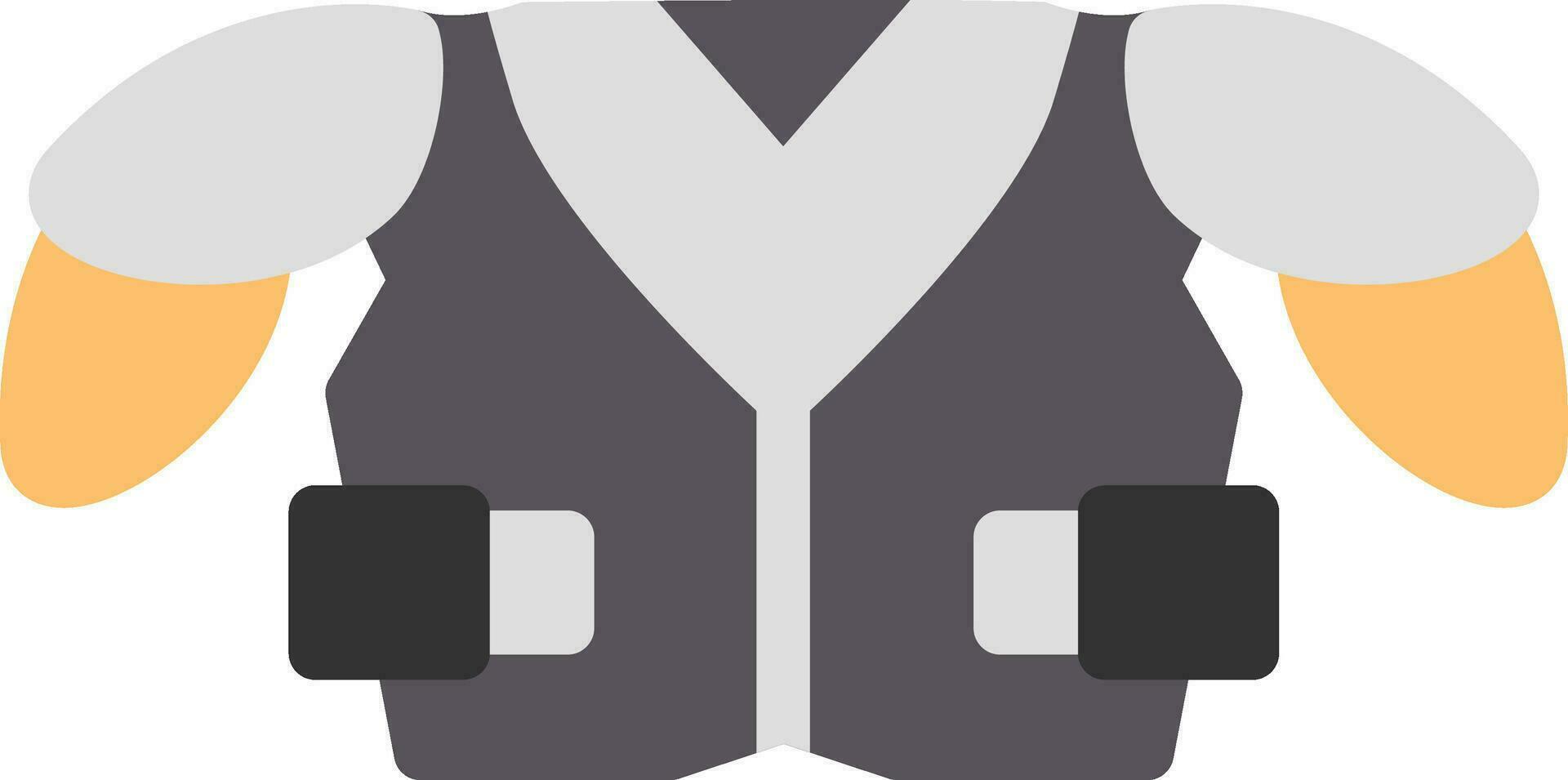 Shoulder Pads Vector Icon Design