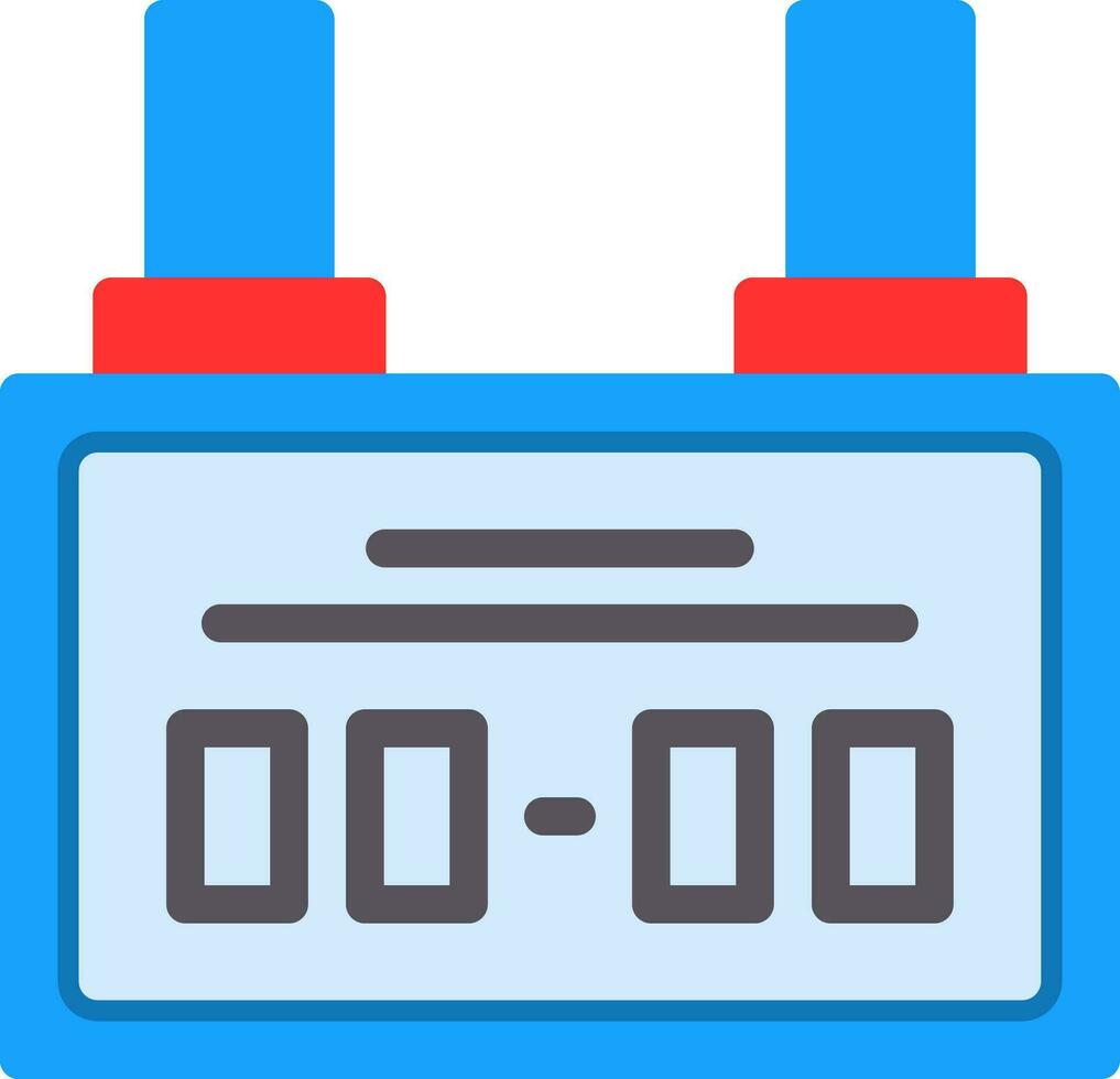 Scoreboard Vector Icon Design