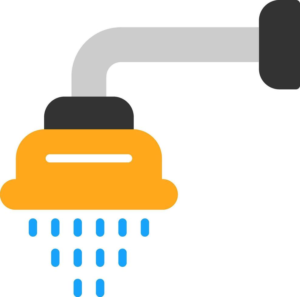 Shower Head Vector Icon Design