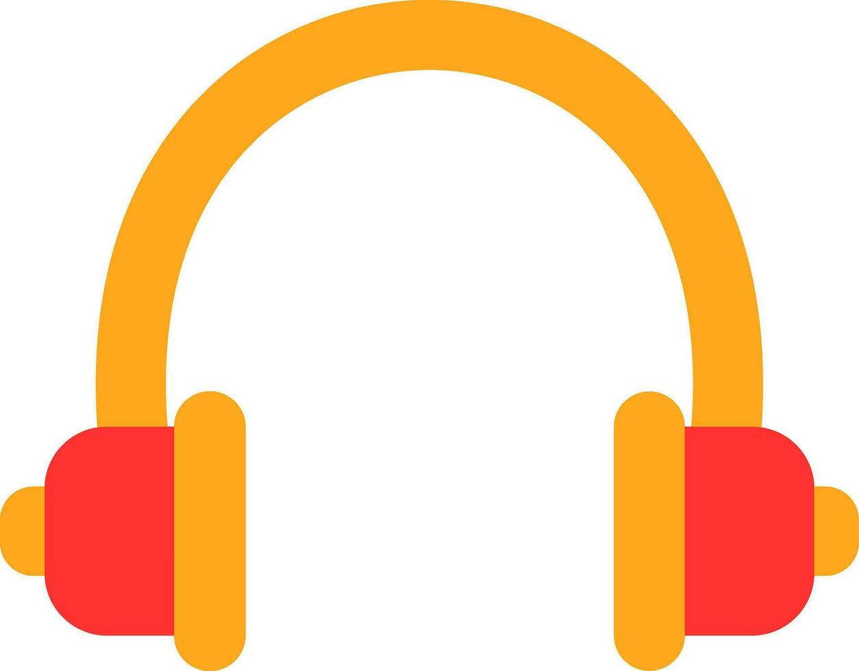 Audio Headset Vector Icon Design