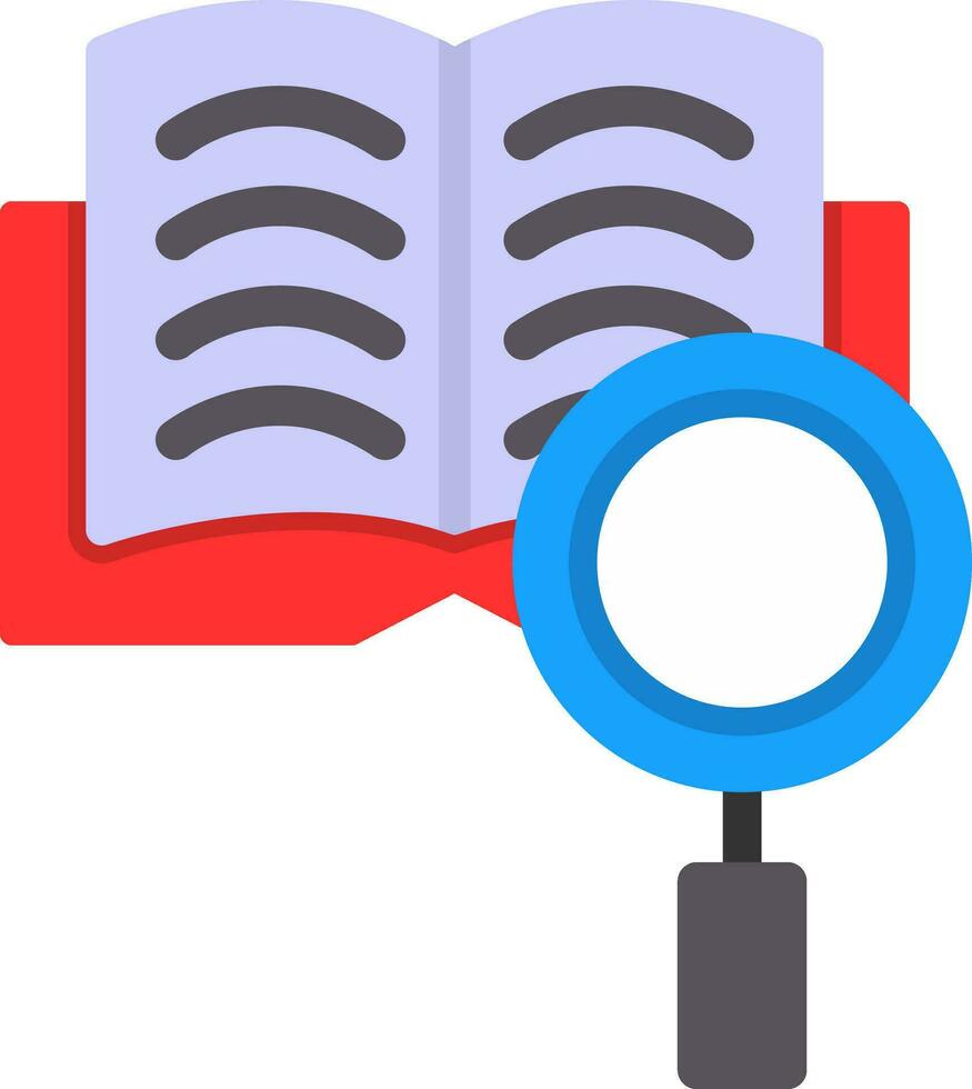 Search Of Knowledge Vector Icon Design