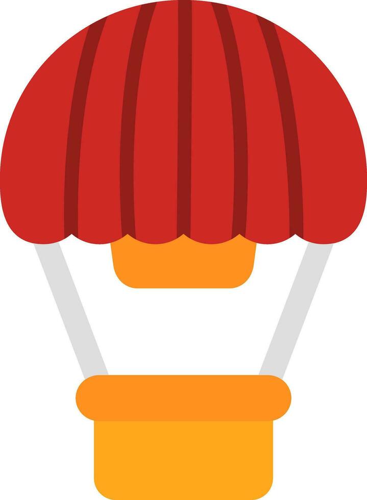 Hot Air Balloon Vector Icon Design