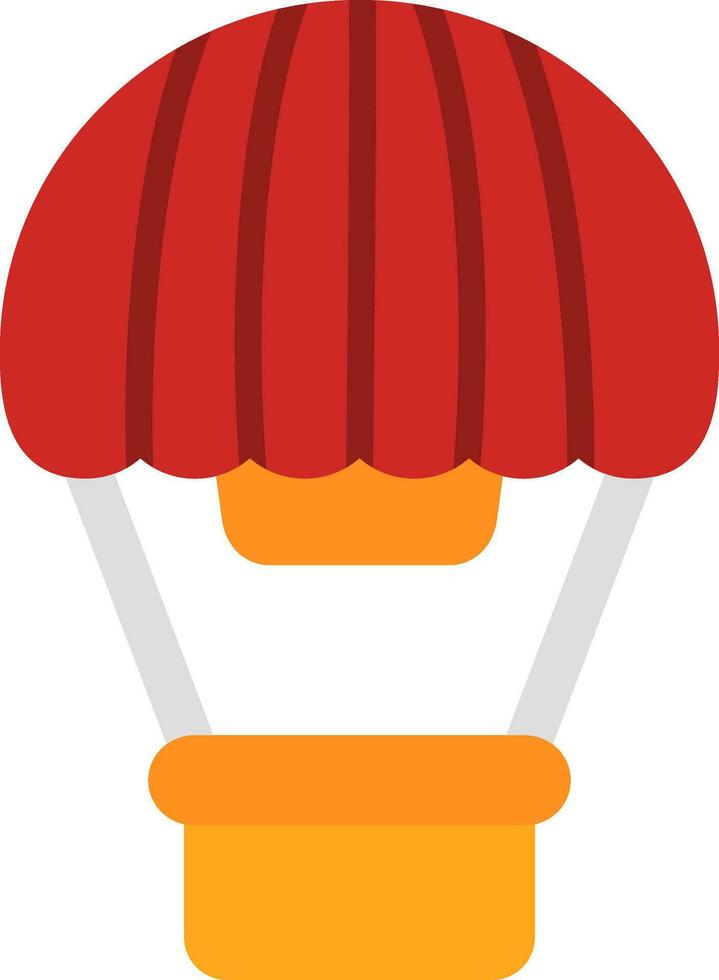 Hot Air Balloon Vector Icon Design