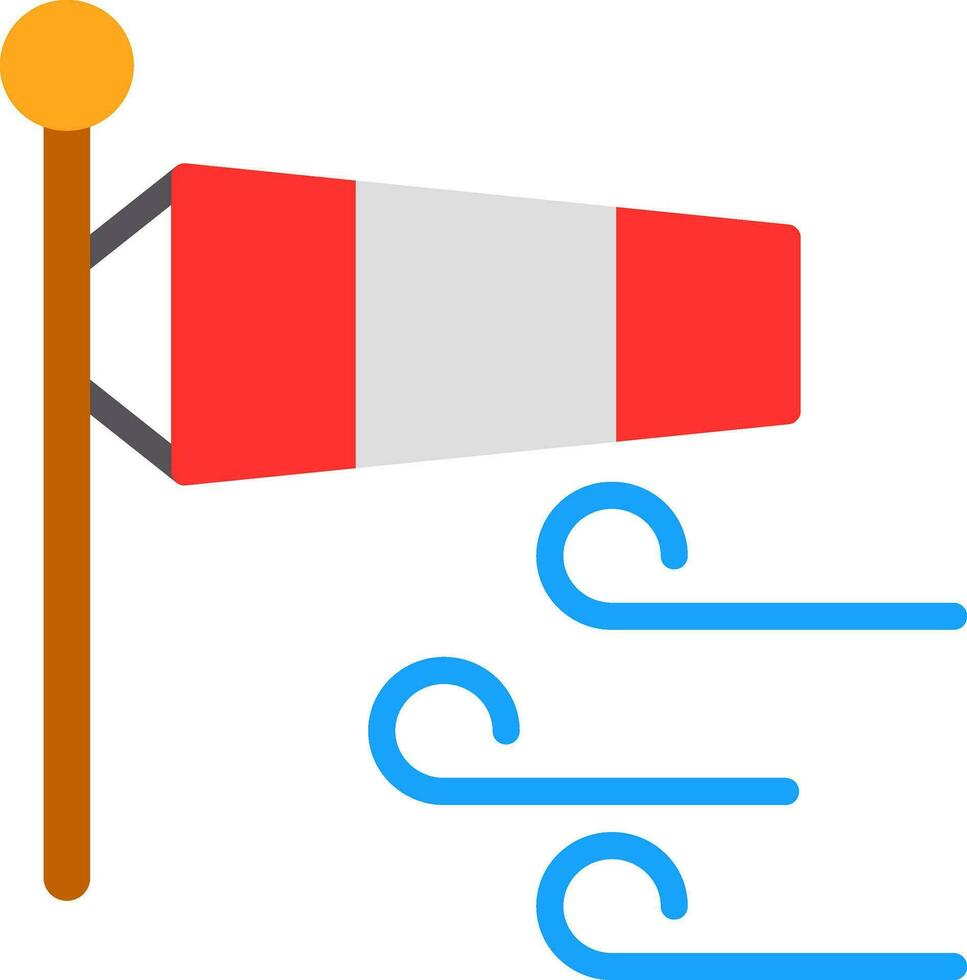 Wind Sign Vector Icon Design