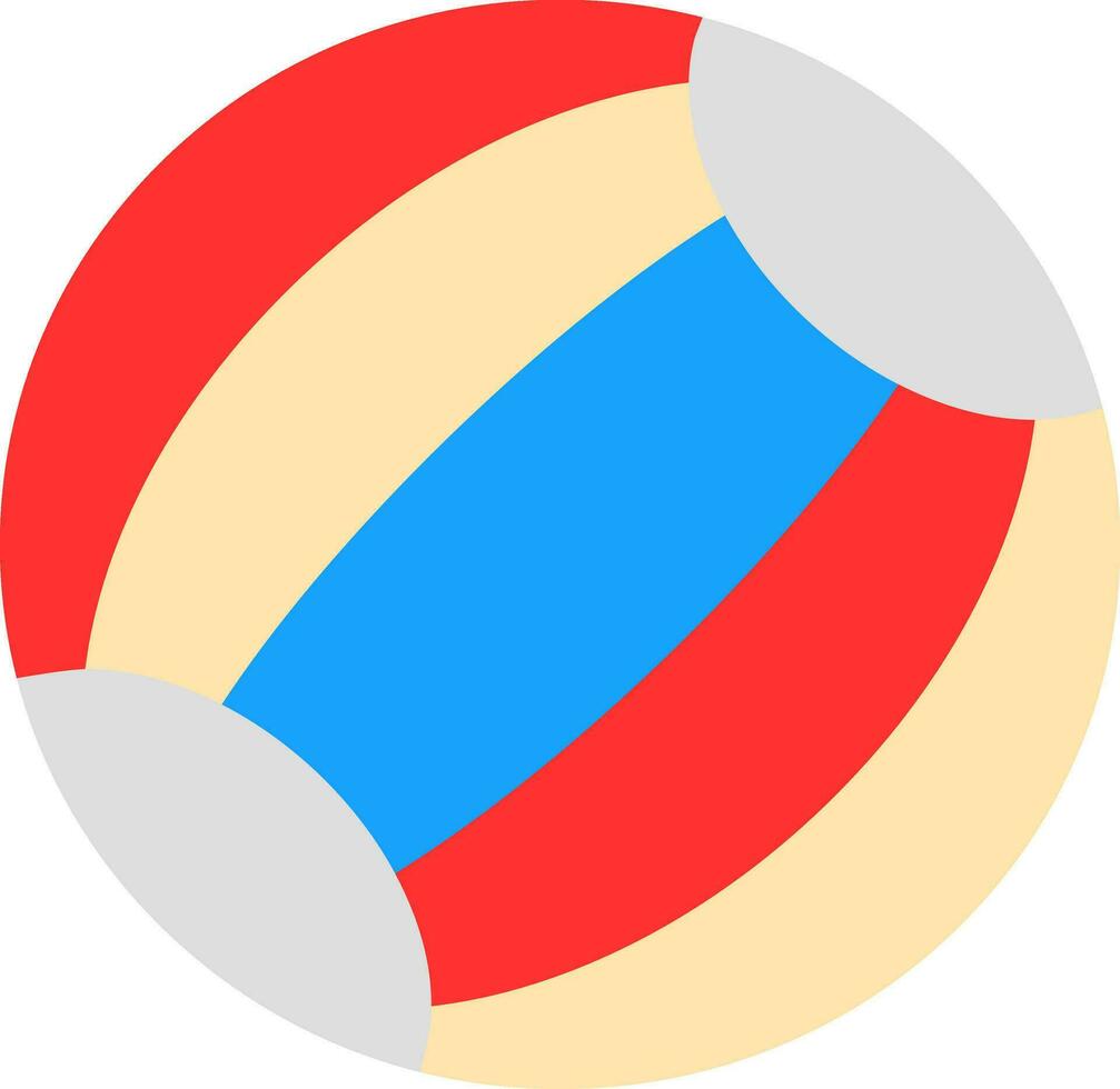 diseño de icono de vector de pelota de playa