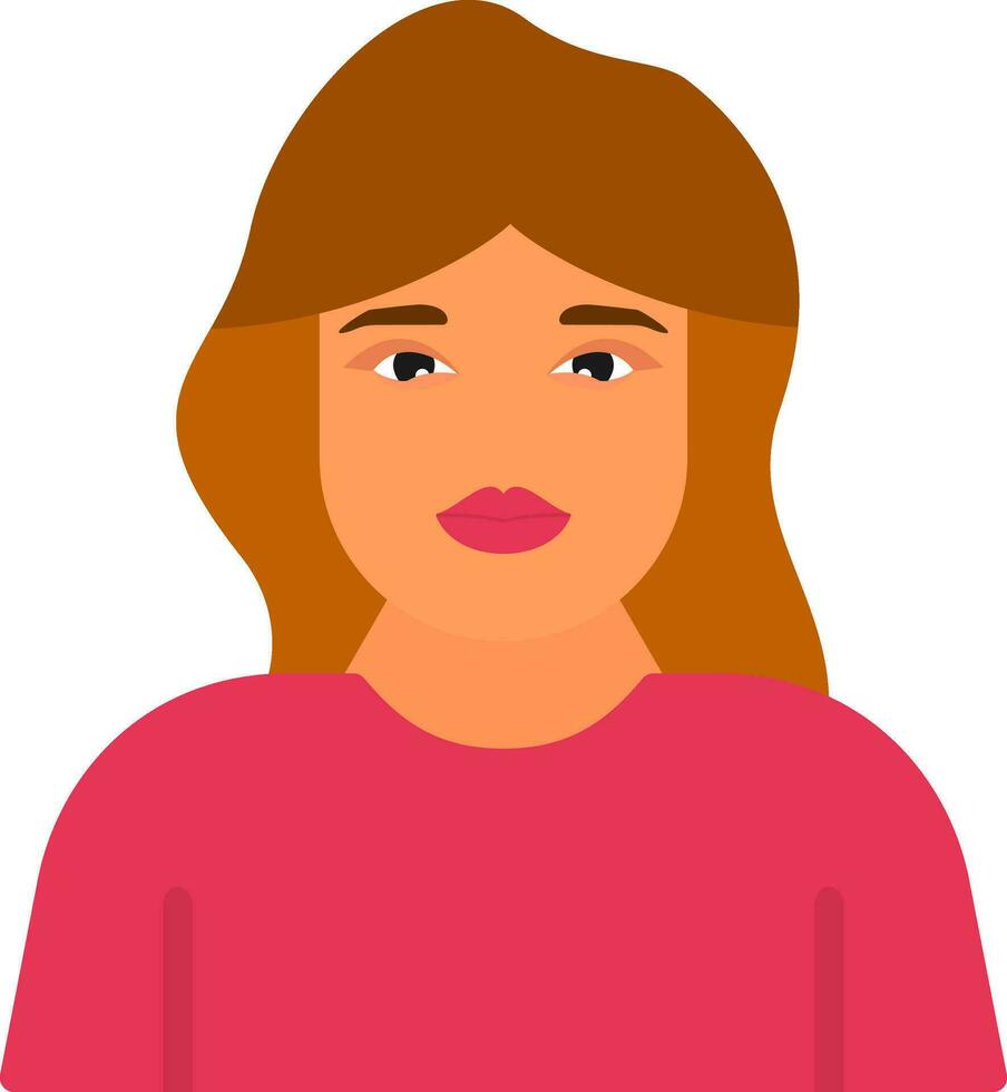 Girl Vector Icon Design