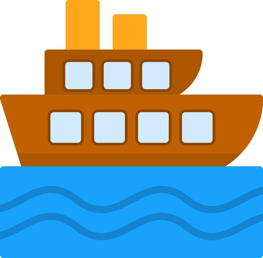 Cruise Vector Icon Design