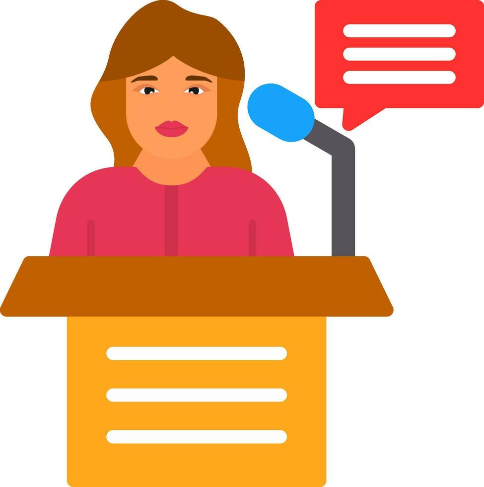 Speech Vector Icon Design