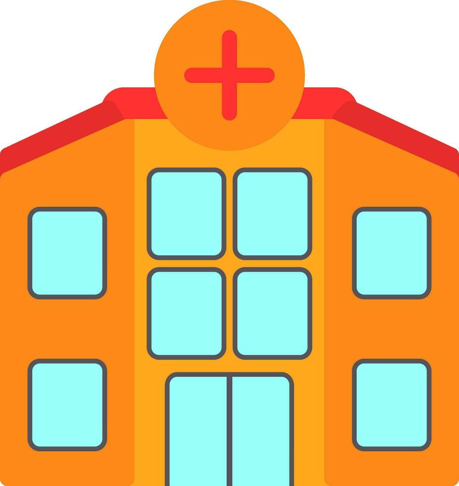 Hospital Vector Icon Design