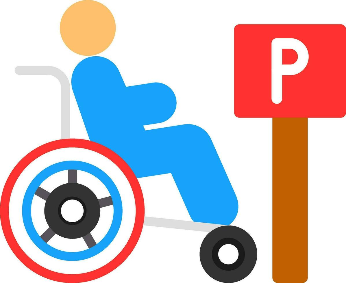 Handicap Vector Icon Design