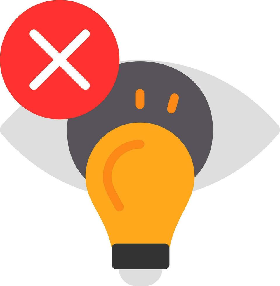 Photophobia Vector Icon Design