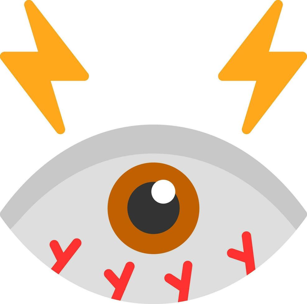 Dry Eyes Vector Icon Design