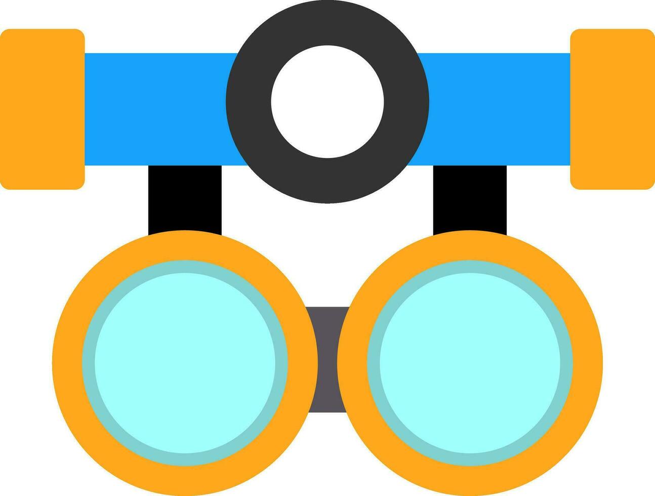 Testing Glasses Vector Icon Design