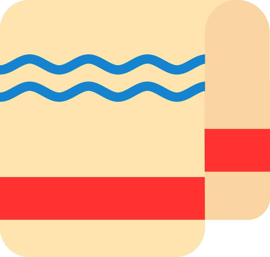 Towel Vector Icon Design