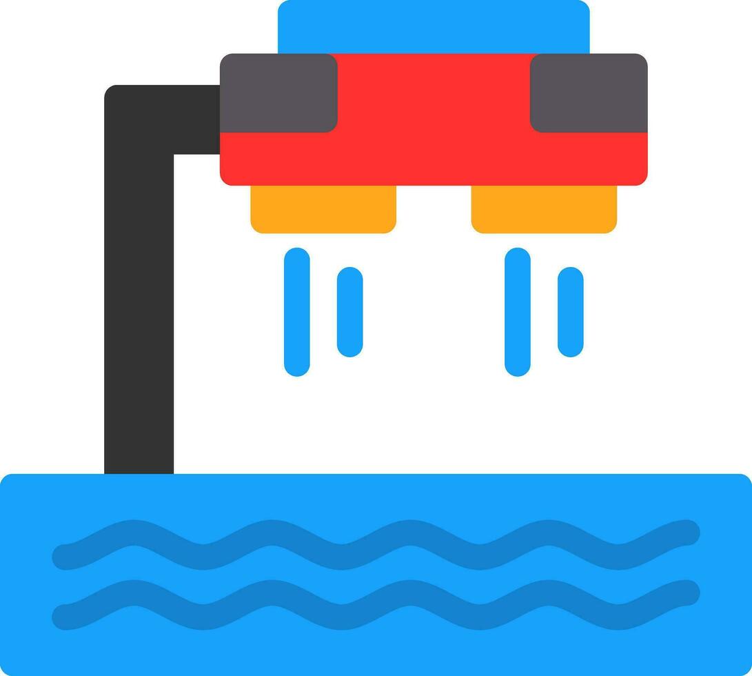 Flyboard Vector Icon Design