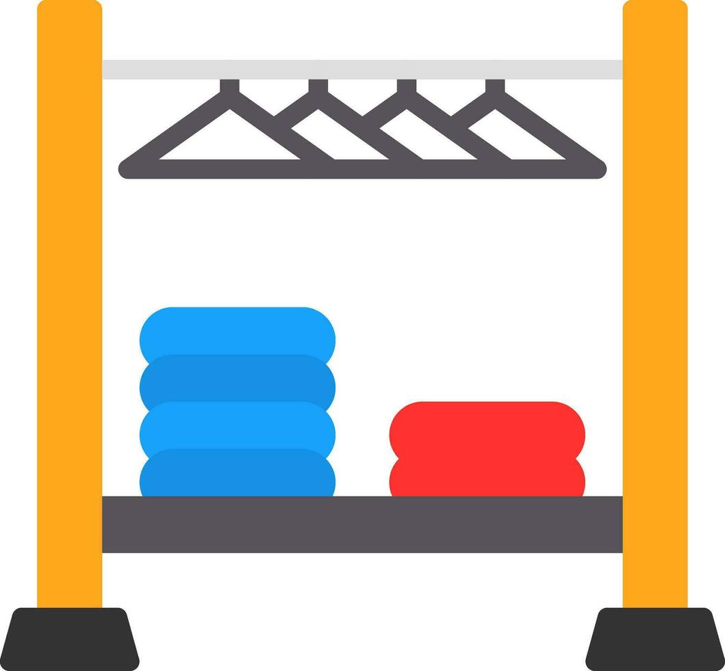 Clothing Rack Vector Icon Design
