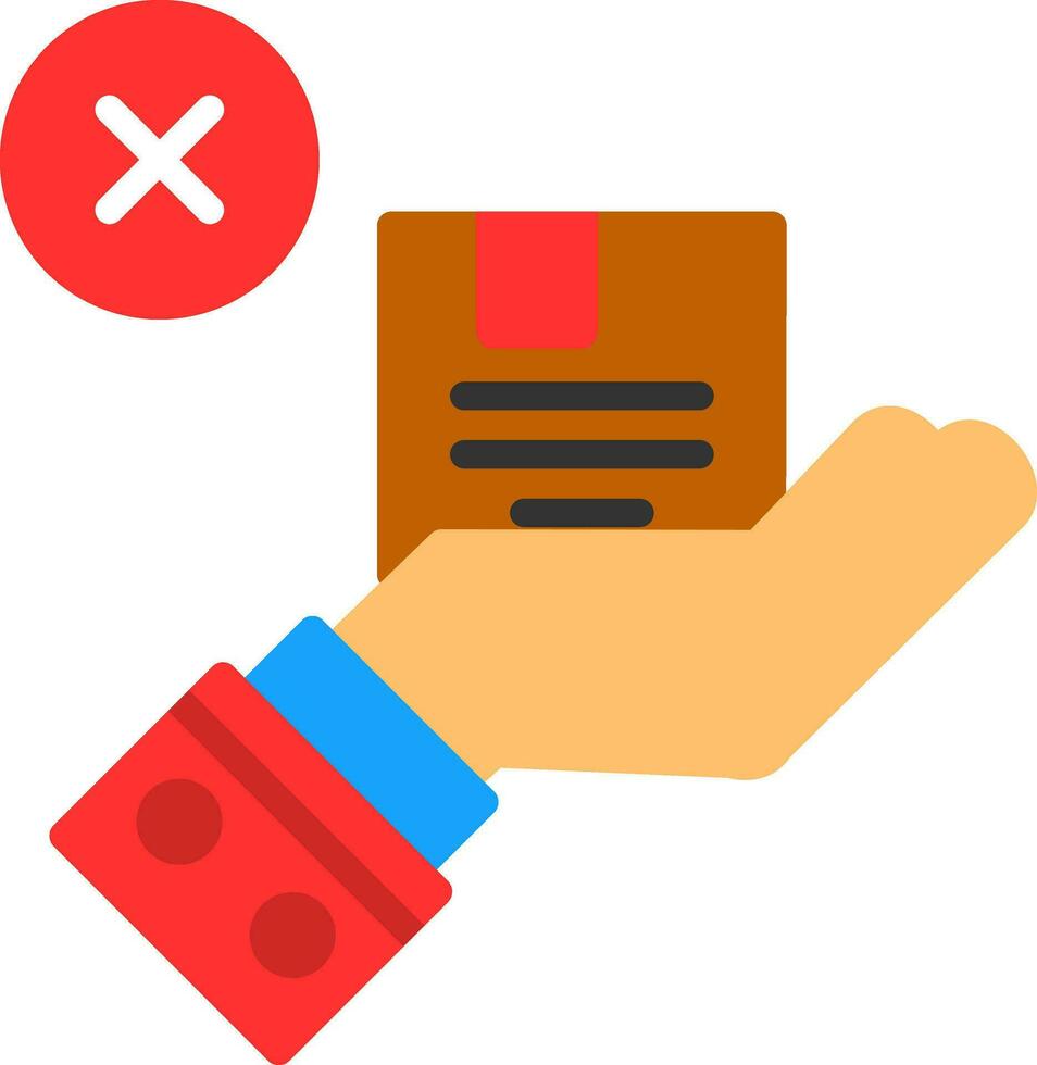 Reject Vector Icon Design