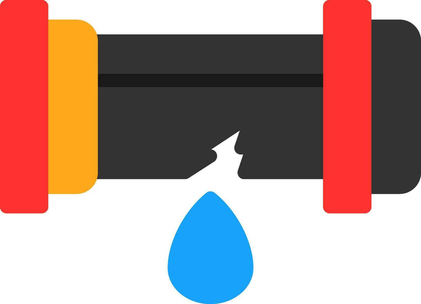 Leaking Vector Icon Design