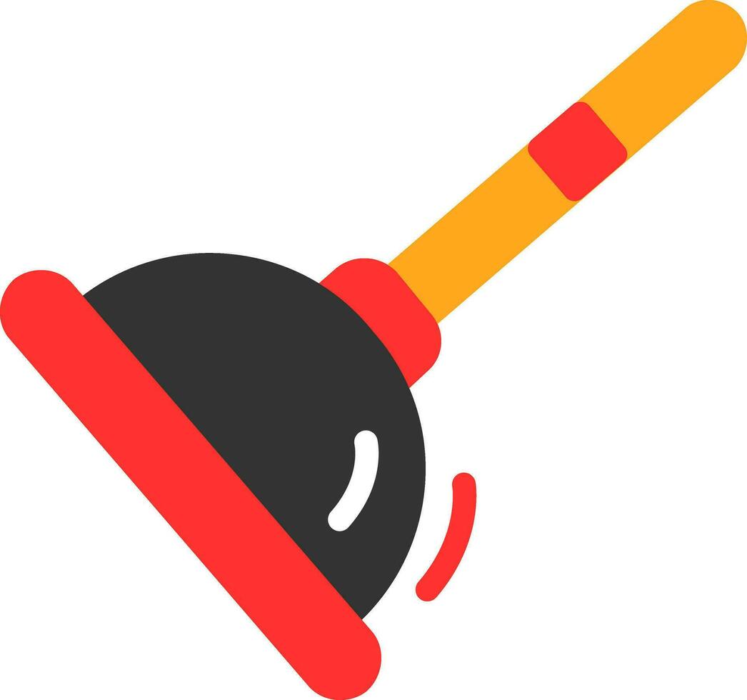 Plunger Vector Icon Design