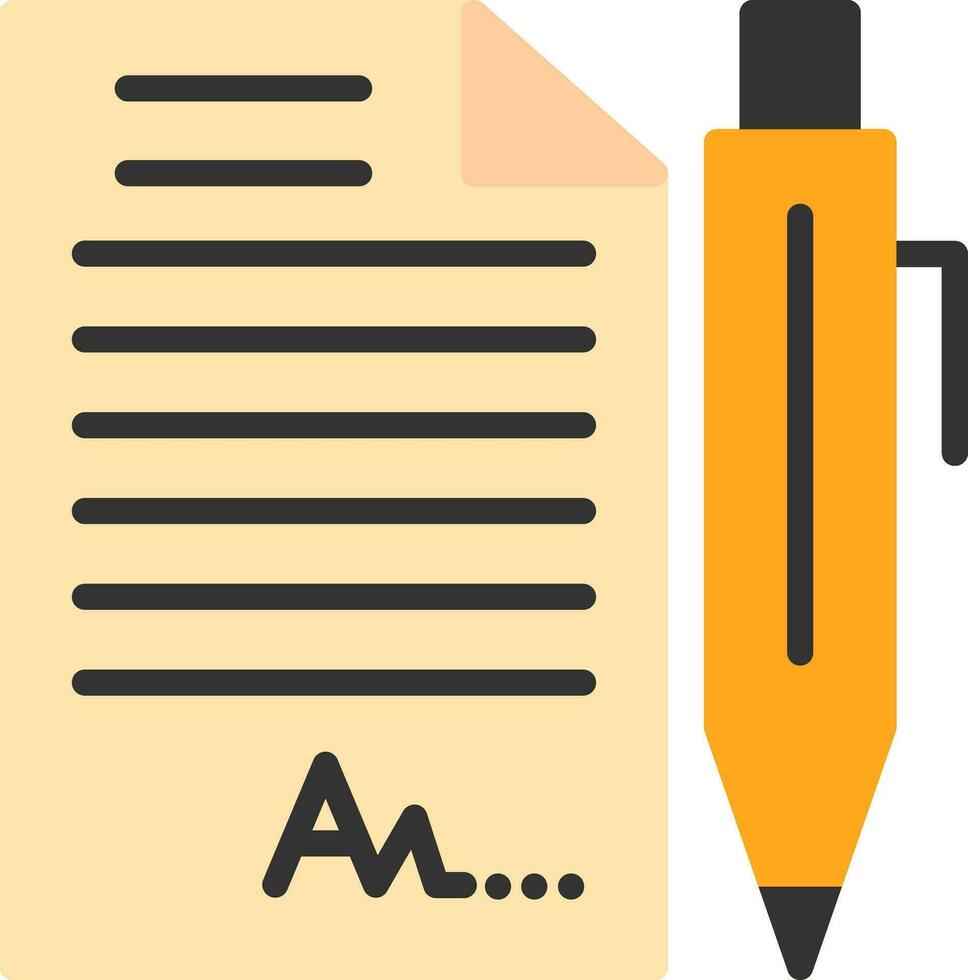 Agreement Vector Icon Design