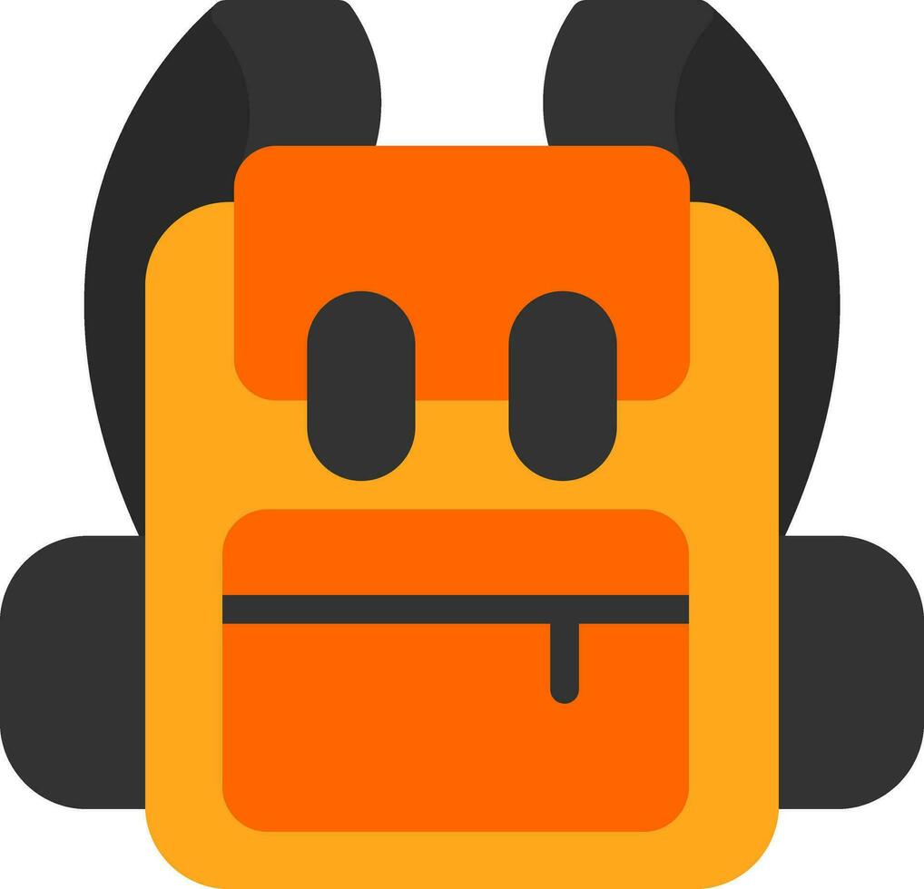Backpack Vector Icon Design