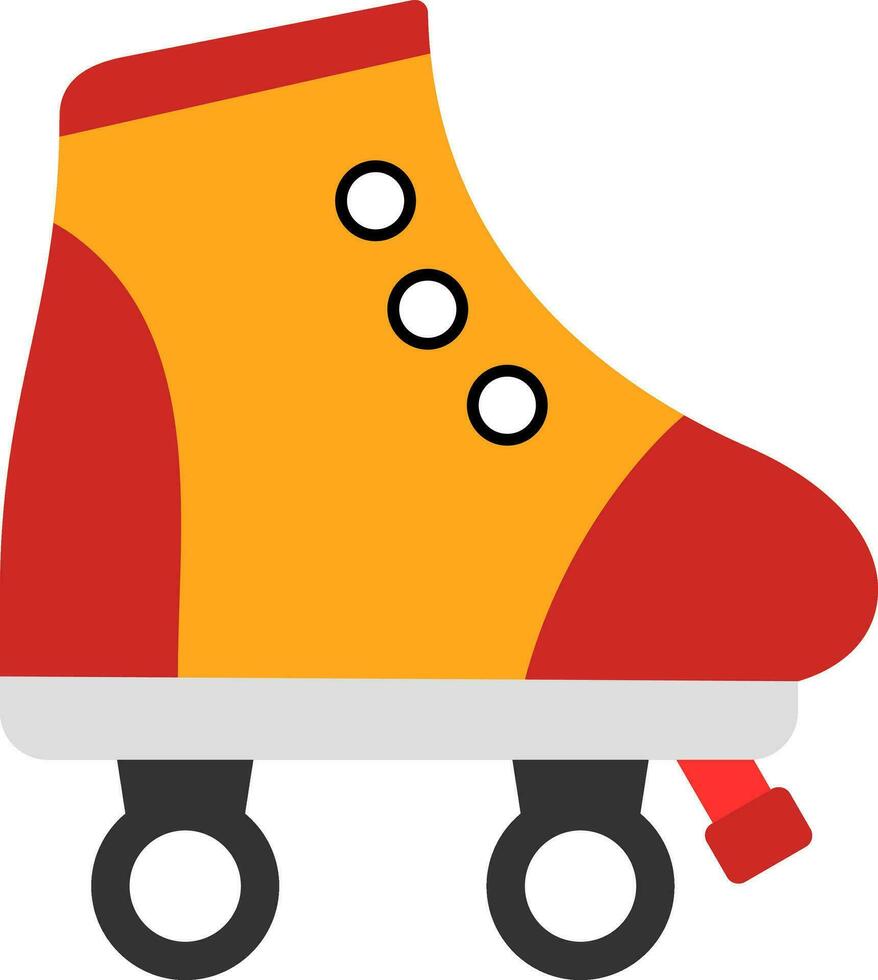 Roller Skate Vector Icon Design