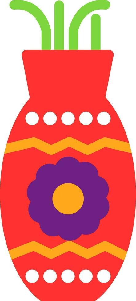 Vase Vector Icon Design