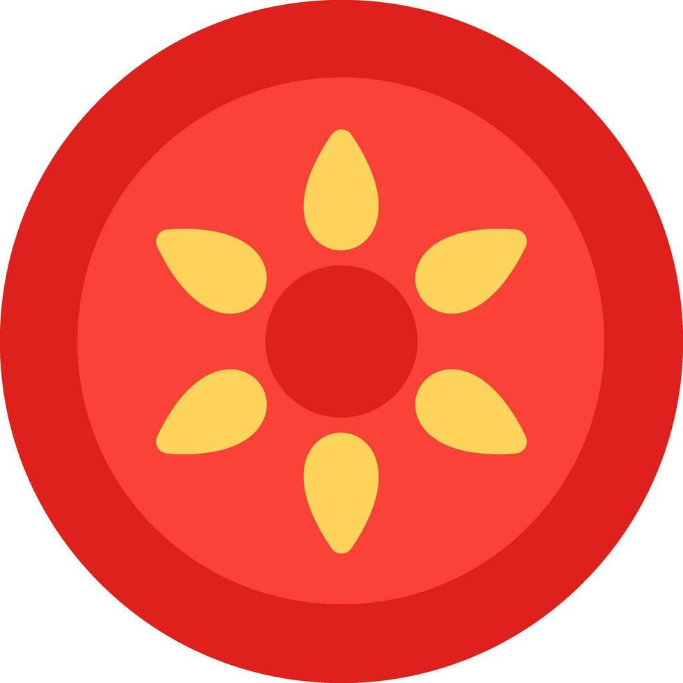 Tomato Vector Icon Design