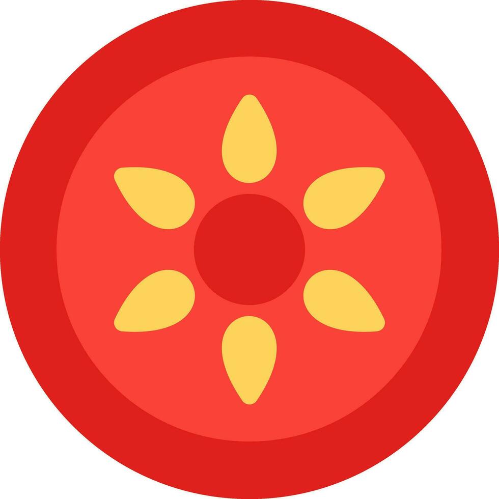 Tomato Vector Icon Design