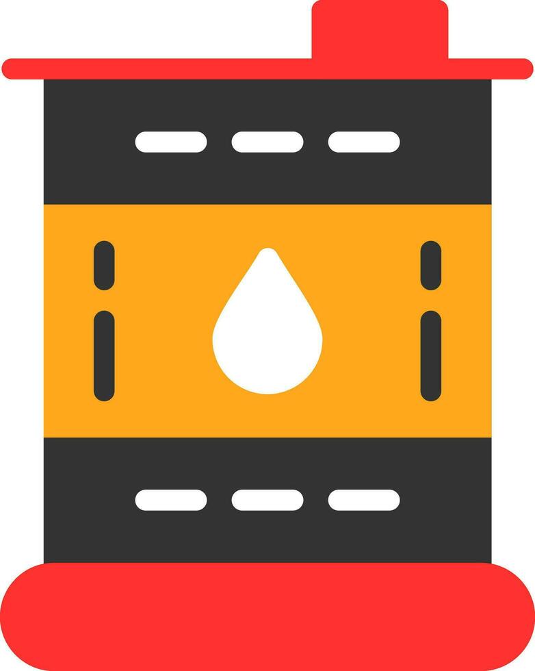 Oil Barrel Vector Icon Design