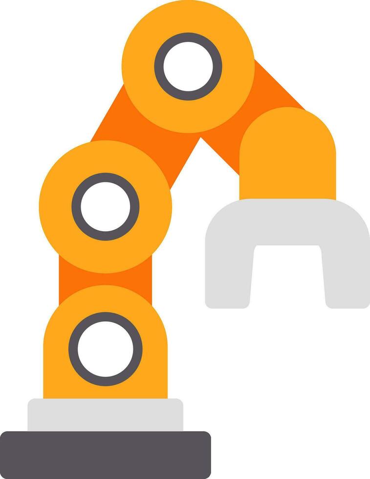 Robot Arm Vector Icon Design