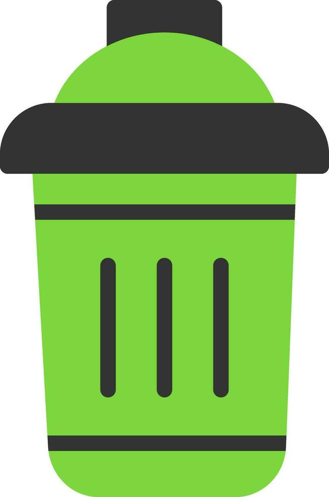 Dustbin Vector Icon Design