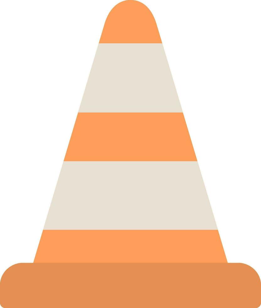 diseño de icono de vector de cono de tráfico