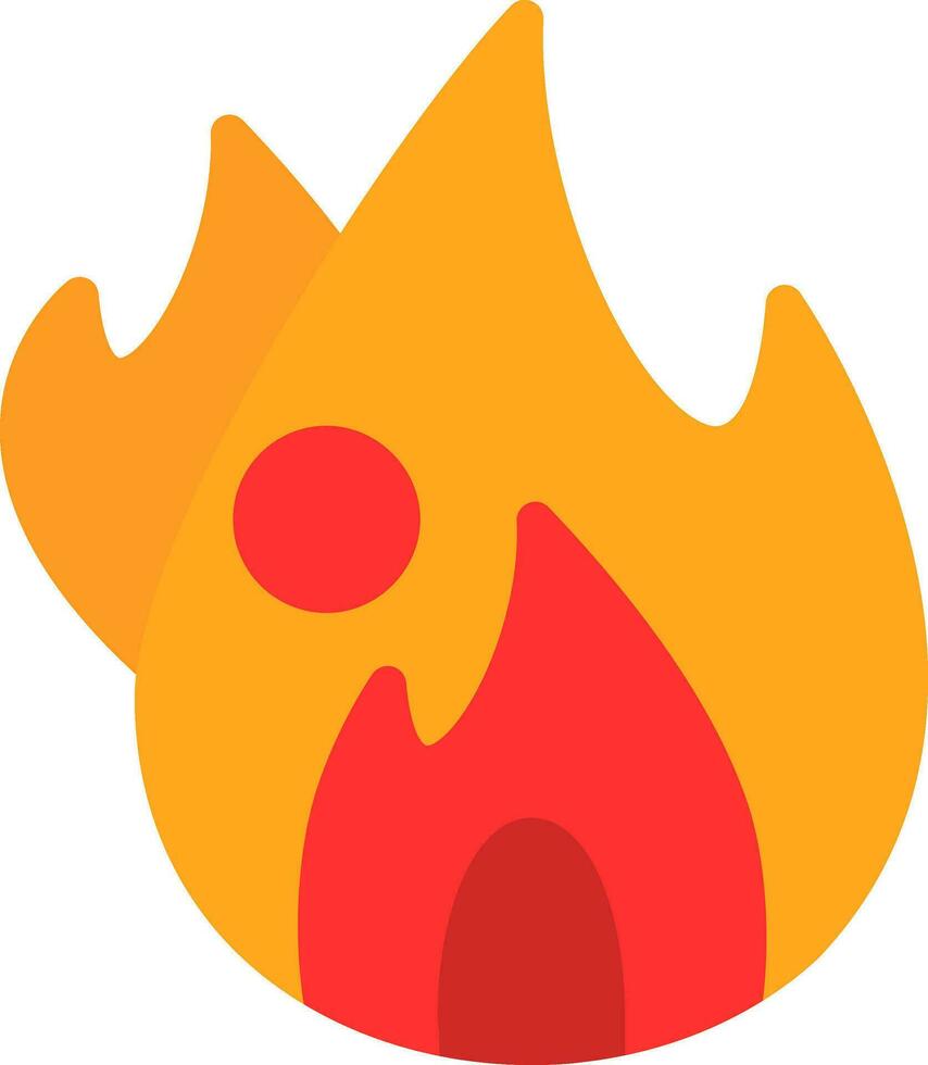 diseño de icono de vector de fuego