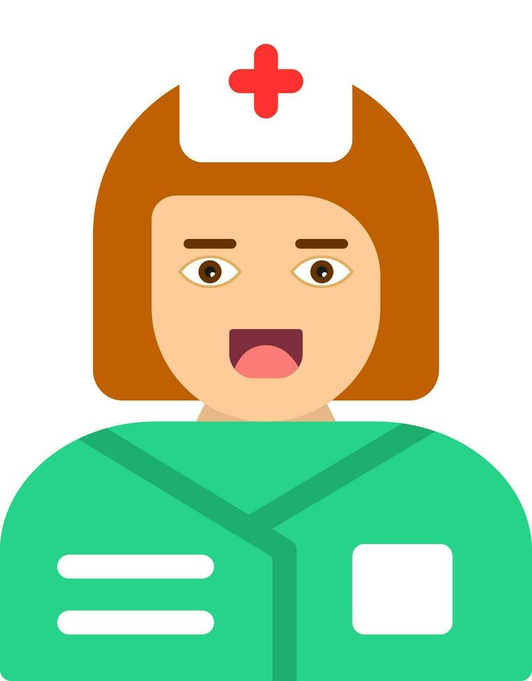 Nurse Vector Icon Design