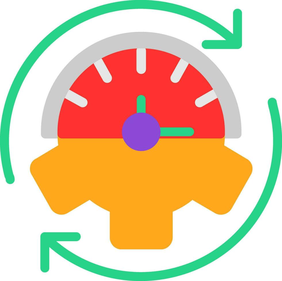 Efficiency Vector Icon Design