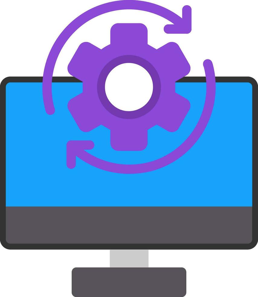 Operational SYstem Vector Icon Design