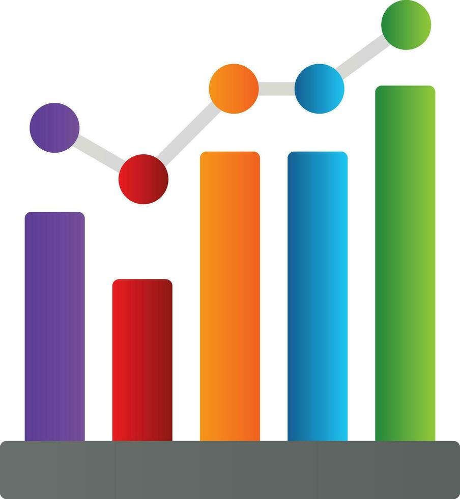 Graph Vector Icon Design
