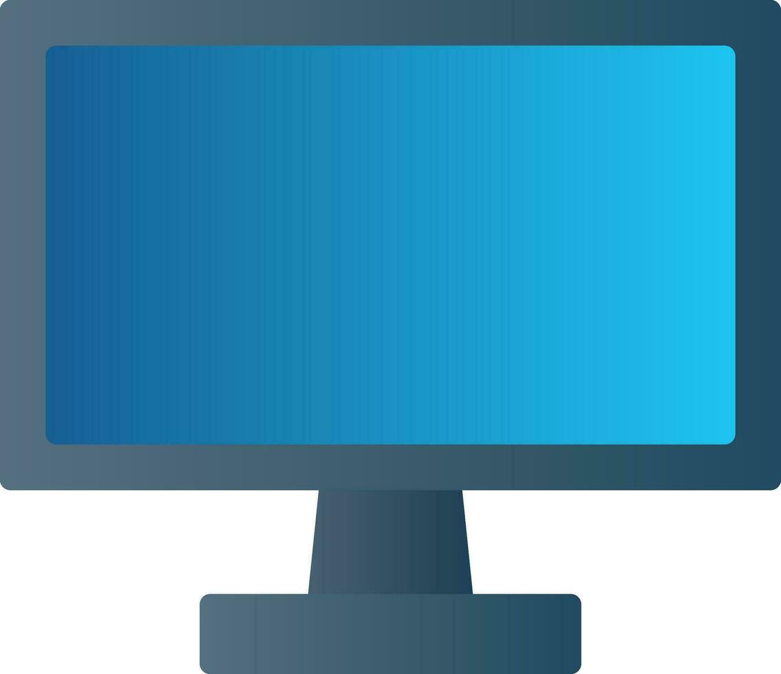 diseño de icono de vector de pantalla de monitor