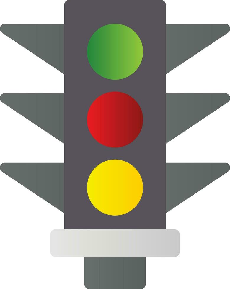 Traffic Signal Vector Icon Design