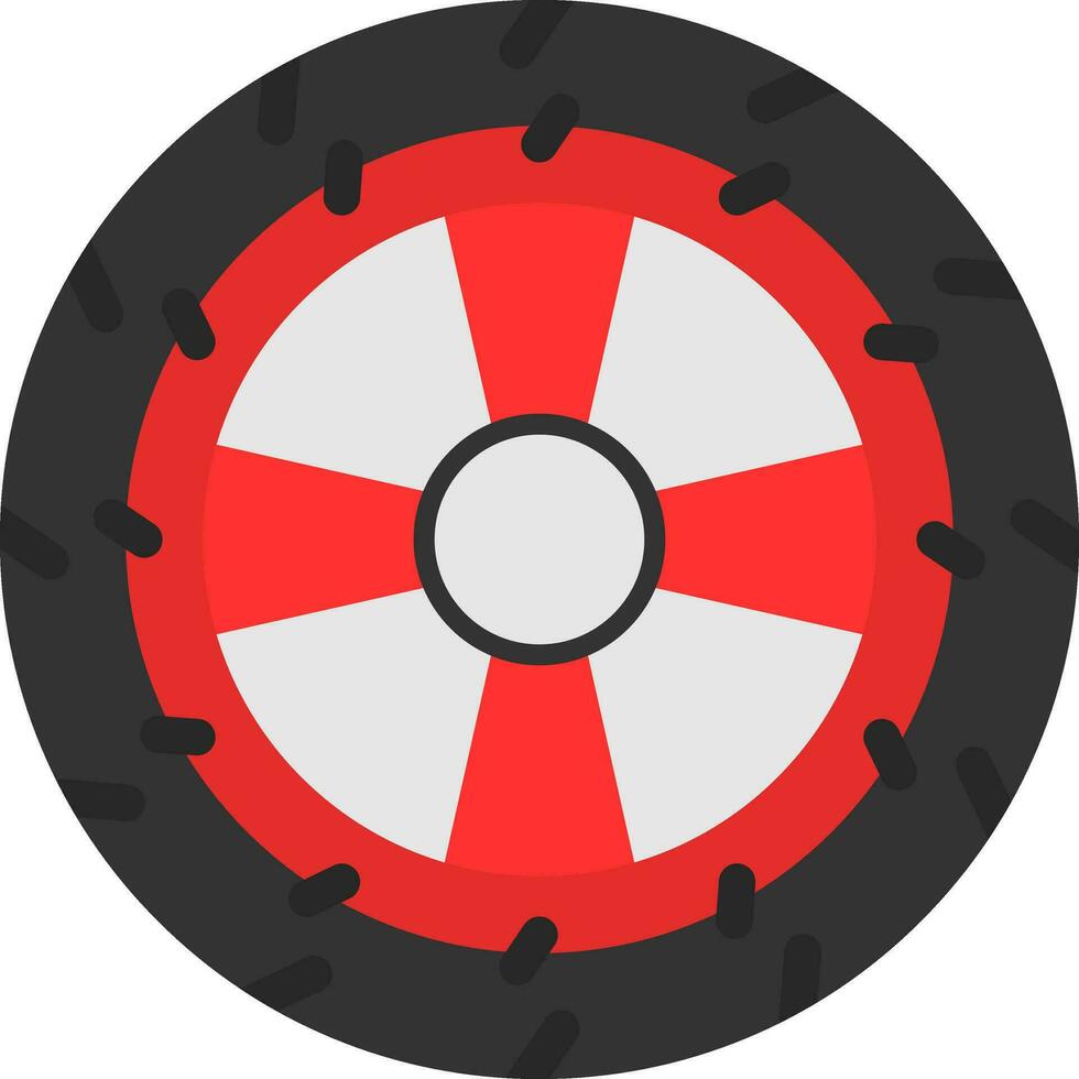 Wheel Vector Icon Design