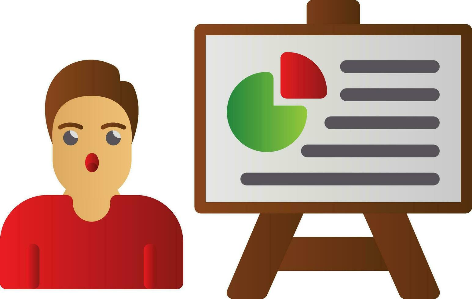 Presentation Vector Icon Design
