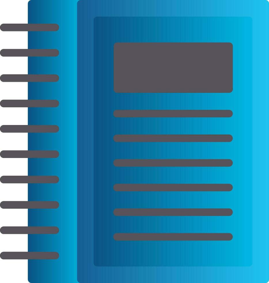 Notebook Vector Icon Design