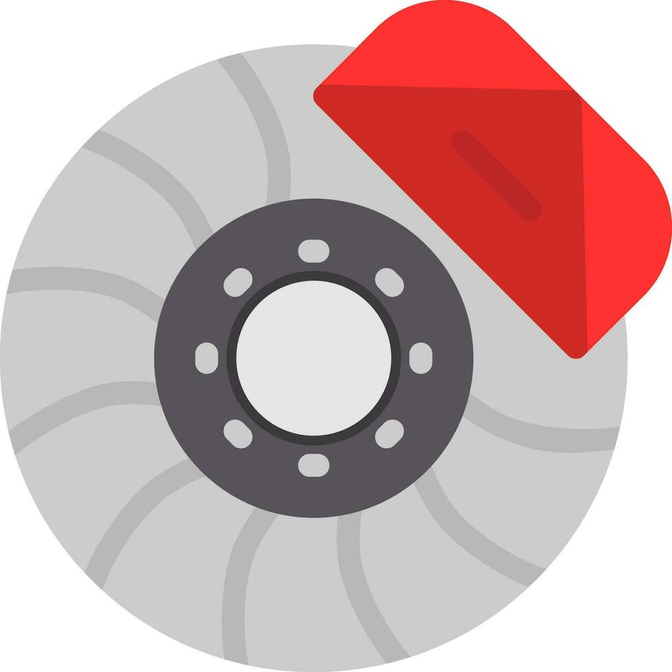 Brake Disc Vector Icon Design