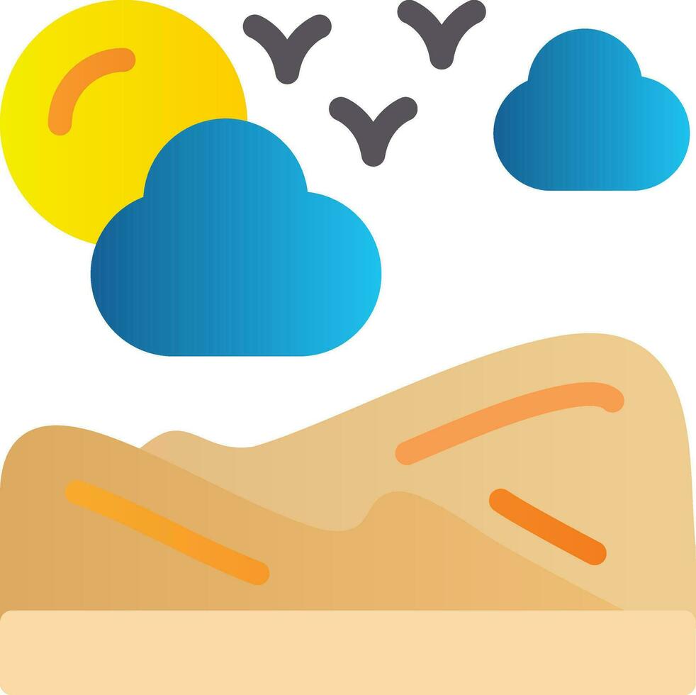 Desert Vector Icon Design