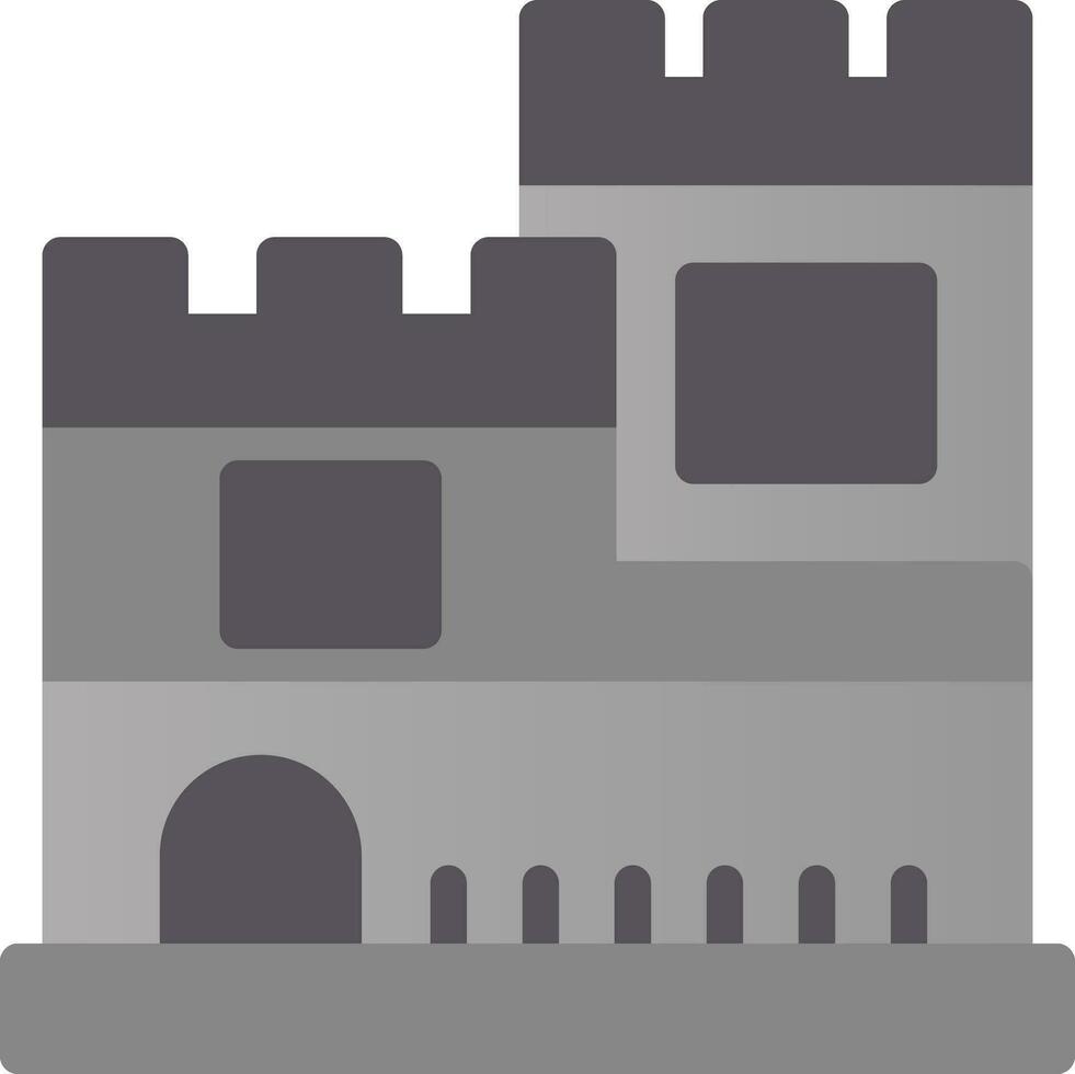 diseño de icono de vector de castillo