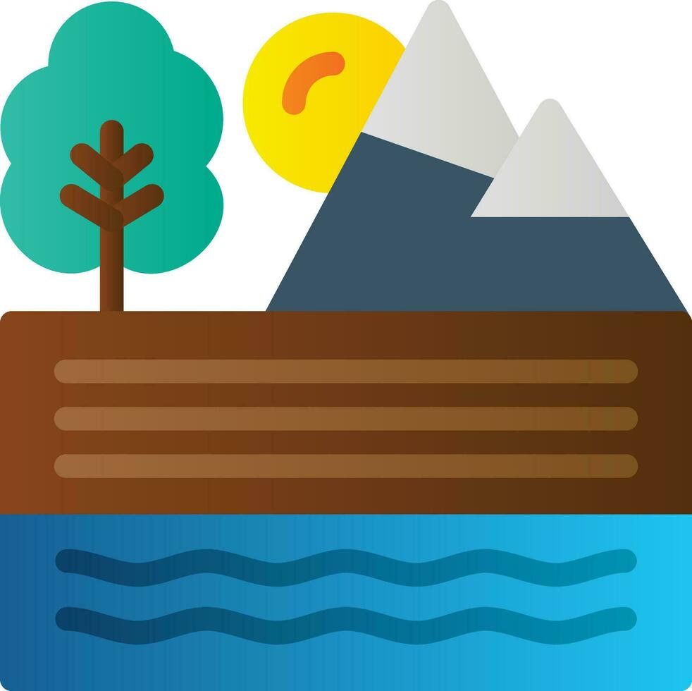 Valley Vector Icon Design