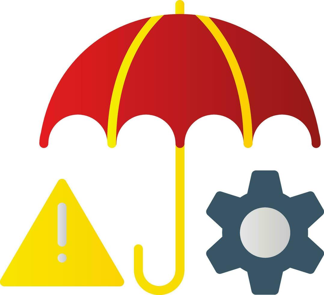 Risk Management Vector Icon Design