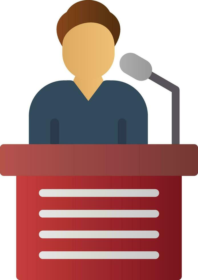 Spokesperson Vector Icon Design