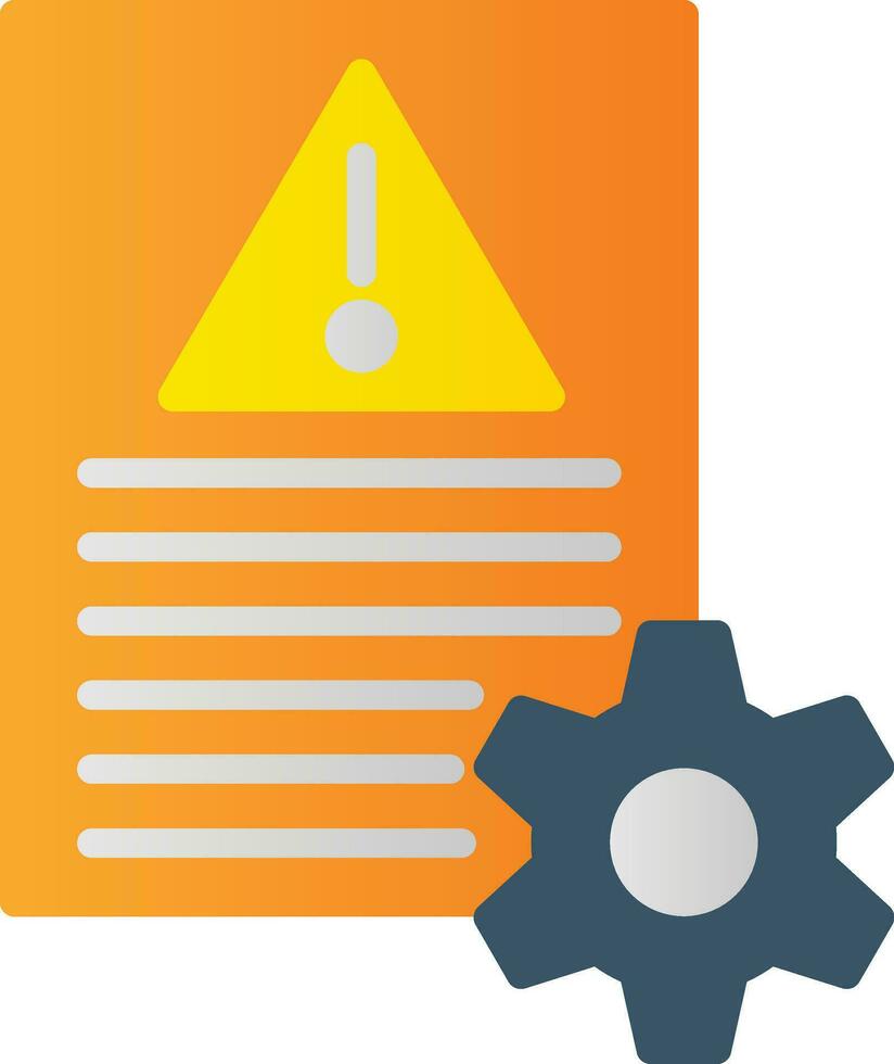 Risk Management Vector Icon Design